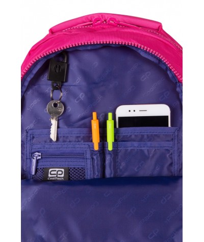 Plecak dla dziewczyny różowe ombre CoolPack Gradient Frape szkolny PICK