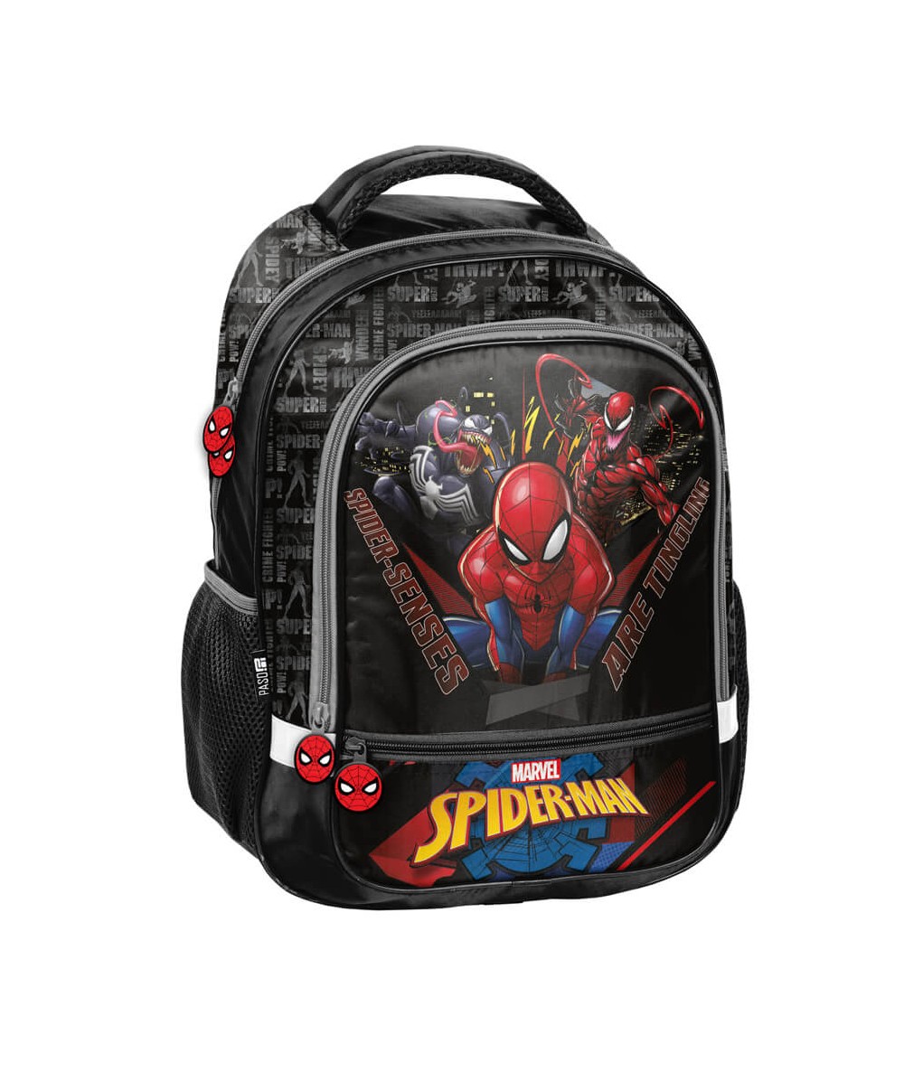 Plecak szkolny SPIDERMAN VENOM CARNAGE Marvel czarny do 1 klasy PASO 2022