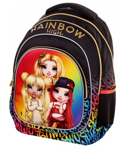 Plecak RAINBOW HIGH GOLDEN STYLE szkolny do 1 klasy 20L Ruby Poppy Sunny