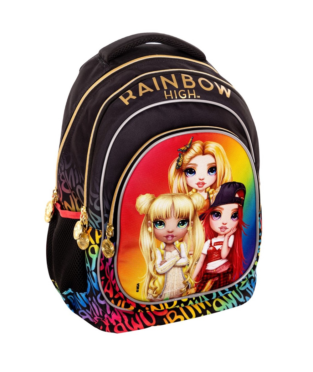 Plecak RAINBOW HIGH GOLDEN STYLE szkolny do 1 klasy 20L Ruby Poppy Sunny
