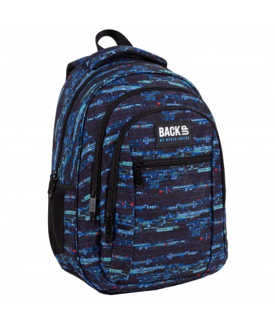 Plecak szkolny dla chłopaka GLITCH BackUP O111