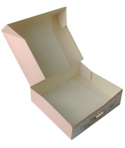 Pudełko na prezent kartonik 245x210x70mm KWIATY BENIAMIN płaskie 1szt