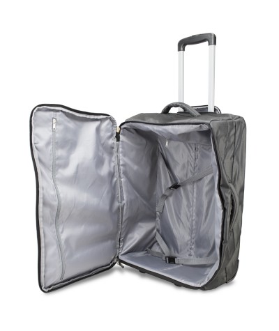 Walizka podróżna ŚREDNIA bagaż SEMI LINE materiałowa miękka 57x37x24cm
