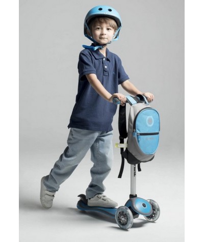 Plecak na hulajnogę rower dla dzieci GLOBBER JUNIOR niebieski mały 524-100