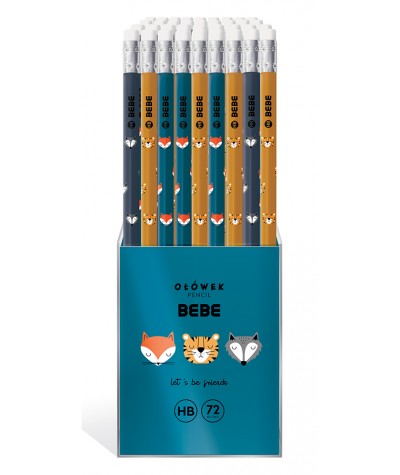 Ołówek z gumką HB Interdruk BEBE BOYS dla chłopca 1 SZT. MIX