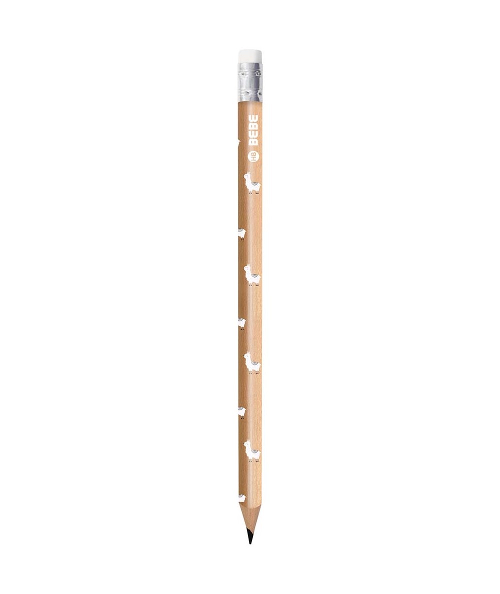 Ołówek do nauki pisania gruby JUMBO HB z gumką HB Interdruk BEBE trójkątny