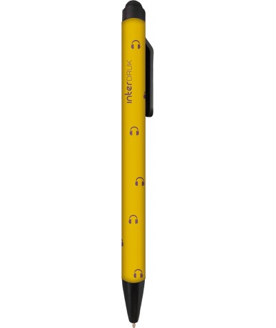Długopis żelowy z rysikiem do ekranów INTERDRUK ICON 1 szt. 1mm MIX