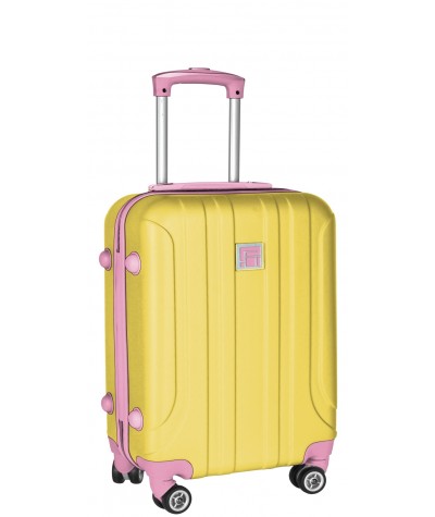 Walizka ABS mała żółta podróżna Paso 20" bagaż 36L 55x34x21cm
