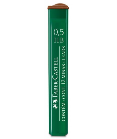 Wkład grafity do ołówka automatycznego Faber-Castell 0,5mm HB 12 szt.