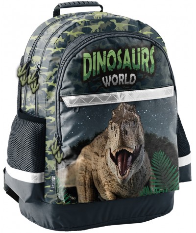 Plecak z dinozaurem wczesnoszkolny PASO T-REX lekki
