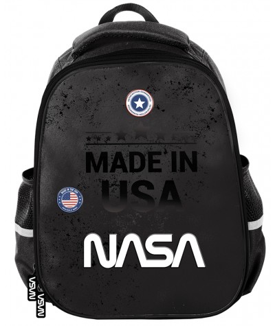 Tornister dla dziecka NASA PASO czarny do 1 klasy plecak Premium