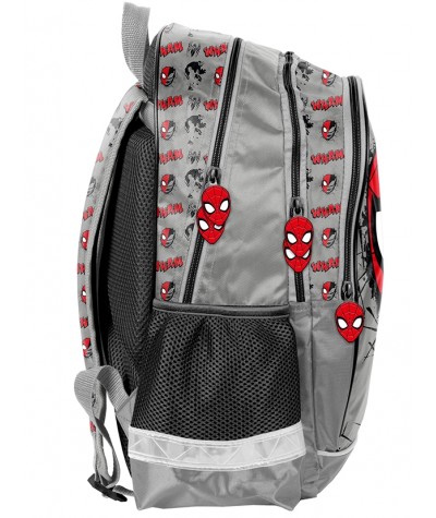 Plecak SPIDERMAN VENOM dla pierwszoklasisty PASO szary chłopięcy