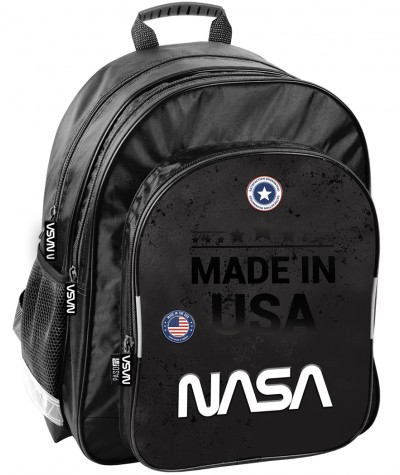 Plecak NASA czarny szkolny dla dzieci PASO do 1 klasy lekki