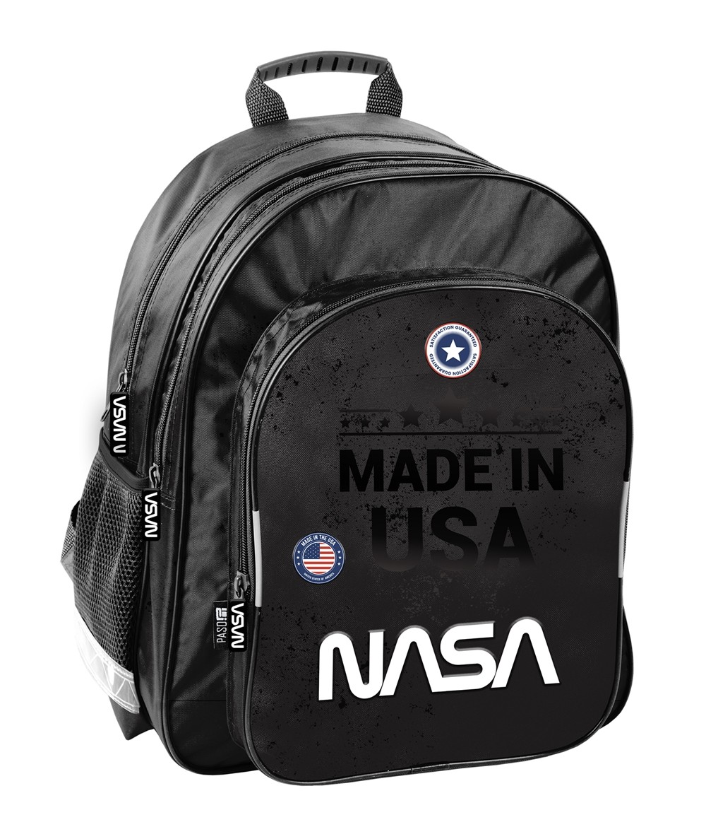 Plecak NASA czarny szkolny dla dzieci PASO do 1 klasy lekki