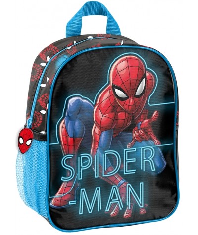 Plecaczek przedszkolny SPIDERMAN PASO chłopięcy czarny 2023