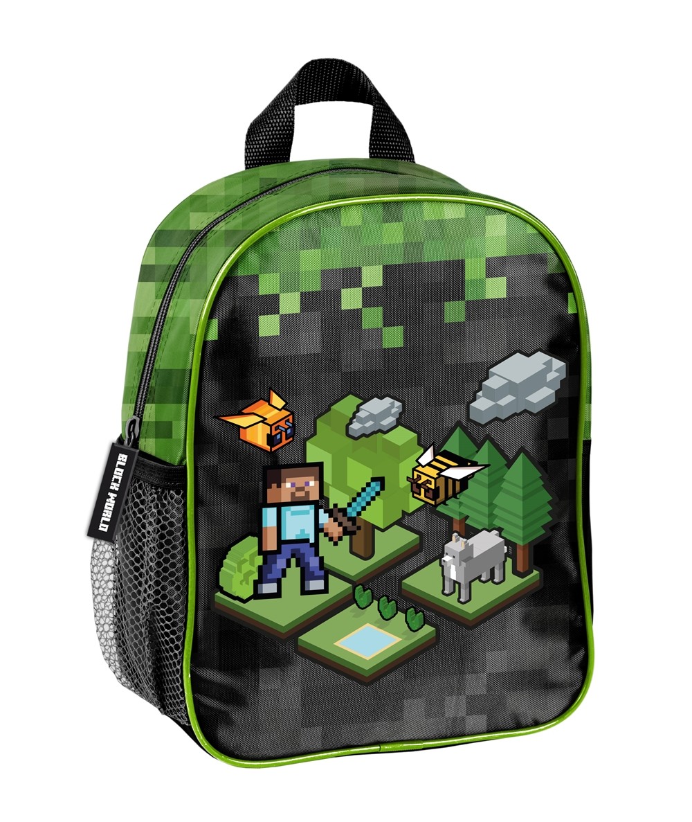 Plecak przedszkolny PIXEL gra dla chłopca fana Minecrafta mały 2023