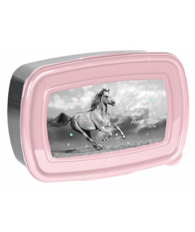Śniadaniówka z końmi dla dziewczynki Horses PASO BPA FREE 750ml 2023