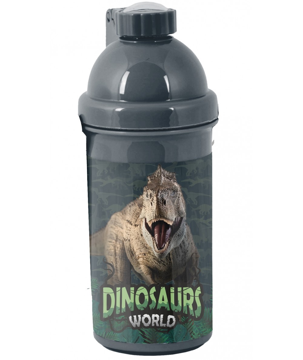 Bidon dla dziecka z dinozaurem T-REX Paso 500ml BPA FREE do 1 klasy