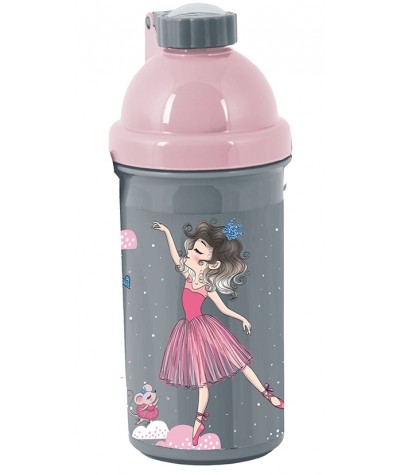 Bidon do szkoły z baletnicą Ballet Paso 500ml BPA FREE dla dziewczynki
