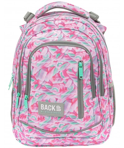 Różowy plecak dla dziewczynki do klas 1-3
