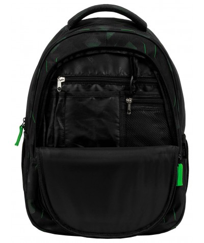 Plecak dla chłopaka szkolny DESKTOP czarny BackUP 26L X38
