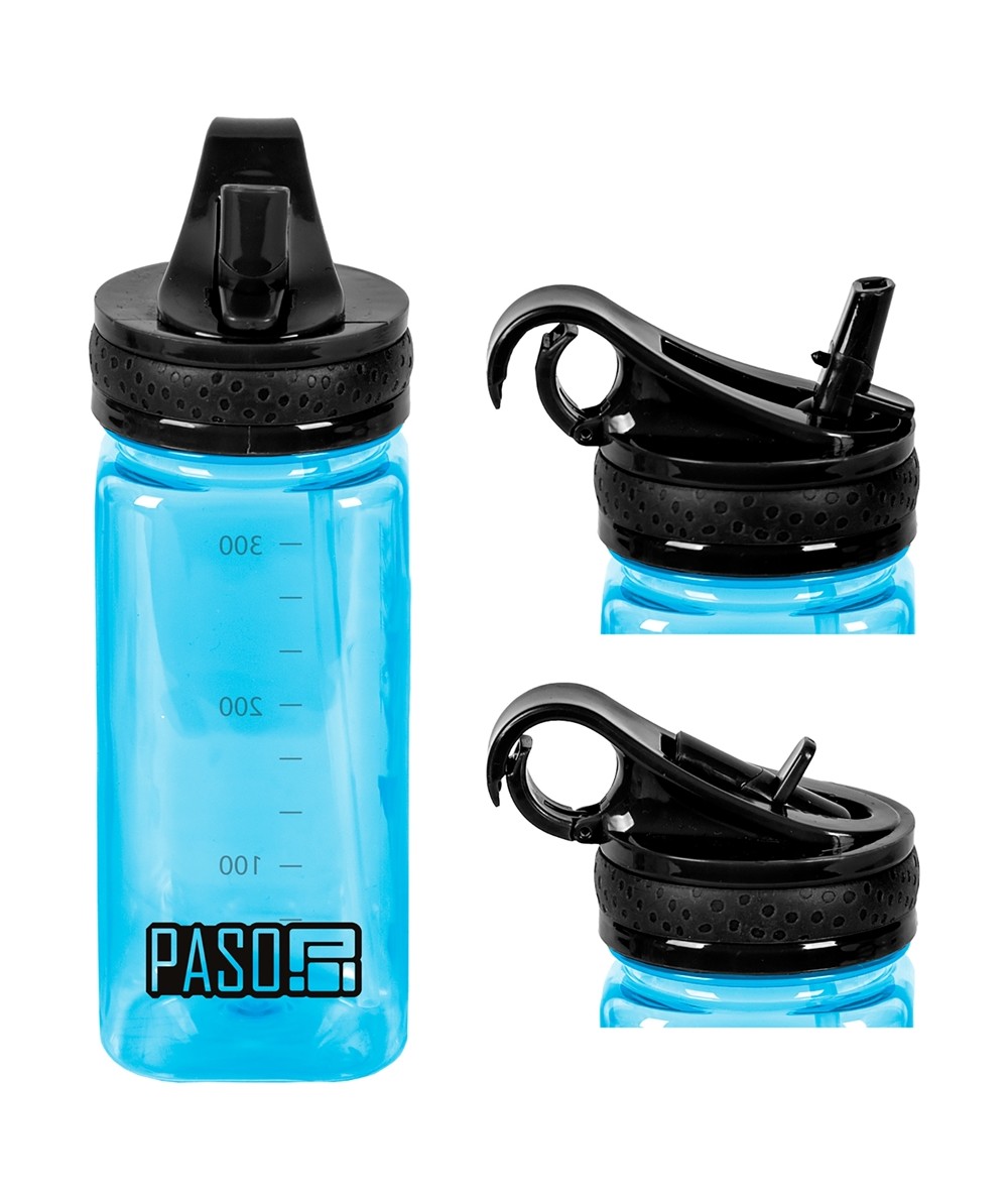 Bidon butelka na wodę z ustnikiem Paso 500ml NIEBIESKI Tritan BPA FREE