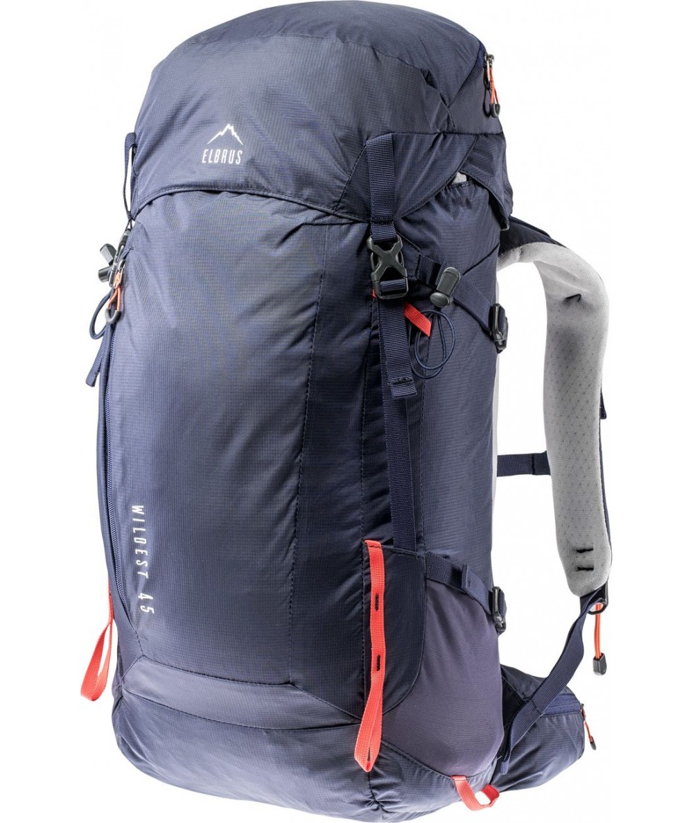 Plecak turystyczny ELBRUS WILDEST 45L granatowy trekkingowy z pokrowcem