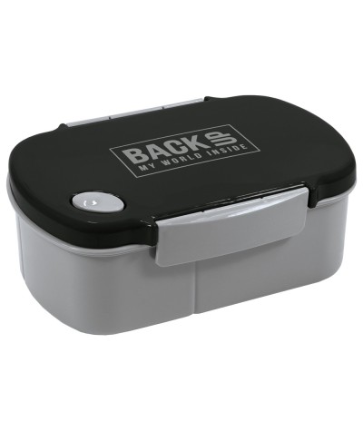 Śniadaniówka pudełko na śniadanie CZARNA BackUP 500ml BPA FREE B56