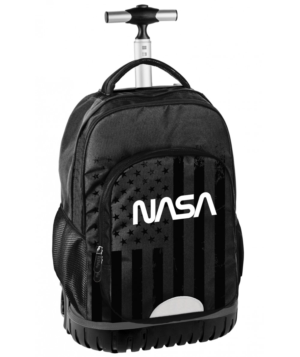 Plecak na kółkach NASA młodzieżowy czarny PASO BeUniq