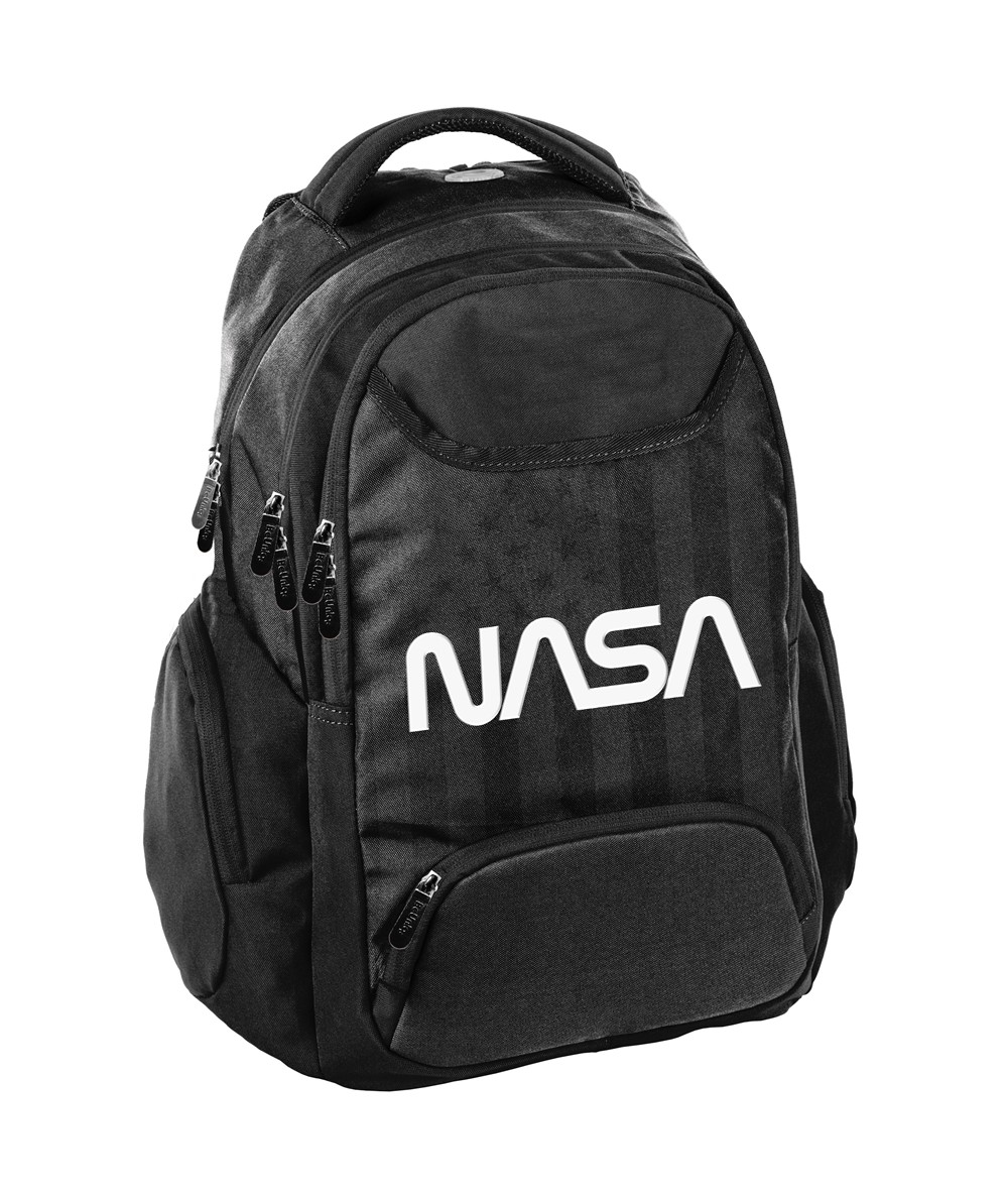 Plecak NASA szkolny młodzieżowy PASO czarny BeUniq
