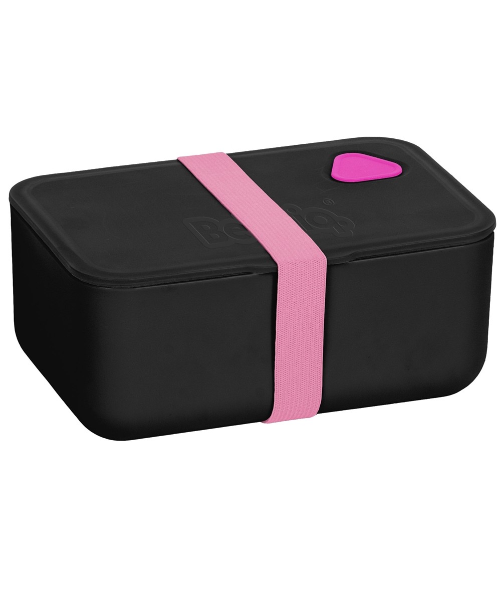 Śniadaniówka lunchbox dla dziewczyny PASO czarny róż BPA FREE