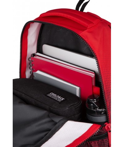 Plecak CoolPack młodzieżowy ombre GRADIENT CRANBERRY czerwony czarny PICK 23L