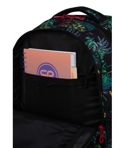 Plecak młodzieżowy dla dziewczyny CoolPack MALINDI dżungla DRAFTER CP 28L