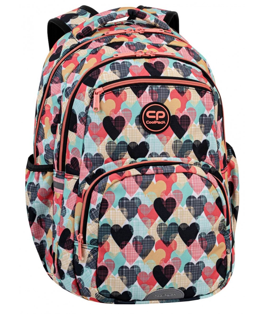 Plecak dla dziewczyny w serca CoolPack CHOCOLOVE szkolny PICK 23L