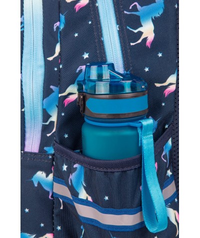 Plecak szkolny CoolPack jednorożce BLUE UNICORN SPINER TERMIC 24L kieszeń termo