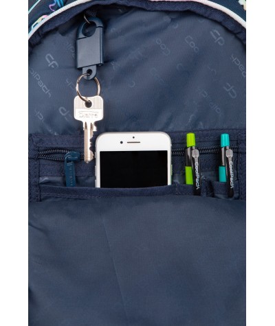 Plecak szkolny CoolPack jednorożce BLUE UNICORN SPINER TERMIC 24L kieszeń termo