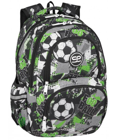 Plecak CoolPack z piłką nożną LET'S GOL szkolny SPINER TERMIC 24L kieszeń termo