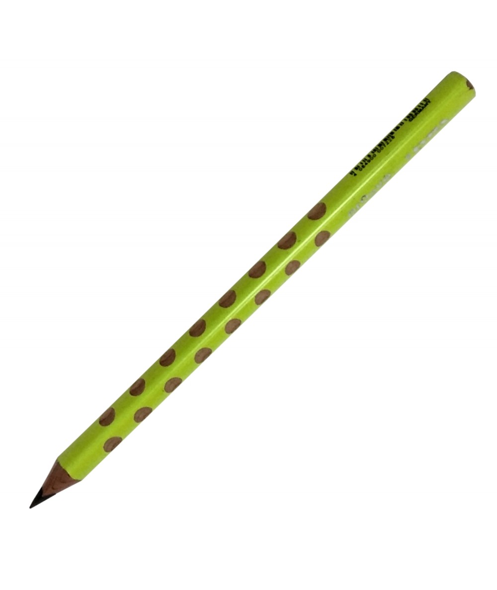 Ołówek LYRA Groove B Neon zielony w kropki twardość B