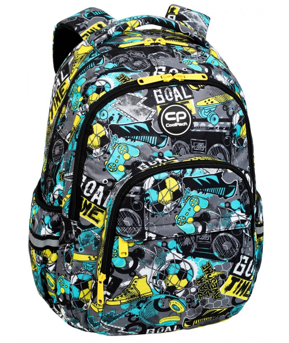 Plecak CoolPack dla chłopaka GOAL TIME piłkarski BASIC PLUS 24L