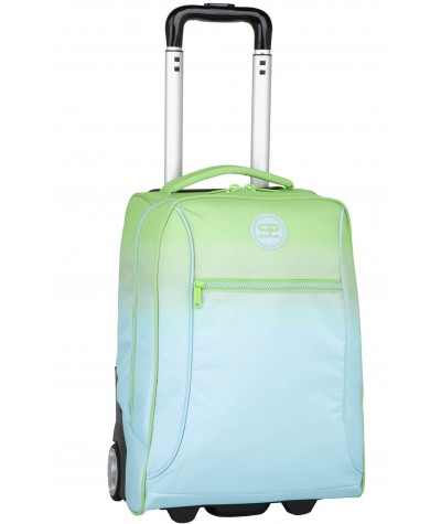 Plecak na kółkach walizka CoolPack 32L ombre błękit GRADIENT MOJITO COMPACT CP