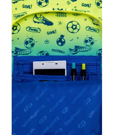 Plecak na kółkach CoolPack piłka nożna ombre CP JACK FOOTBALL 2T 24L