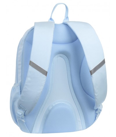 Błękitny plecak szkolny gładki CoolPack PASTEL POWDER BLUE RIDER