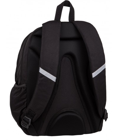 Czarny plecak szkolny gładki CoolPack młodzieżowy BLACK RIDER