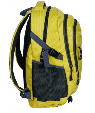 Plecak młodzieżowy Paso Active żółty duży sportowy 30L