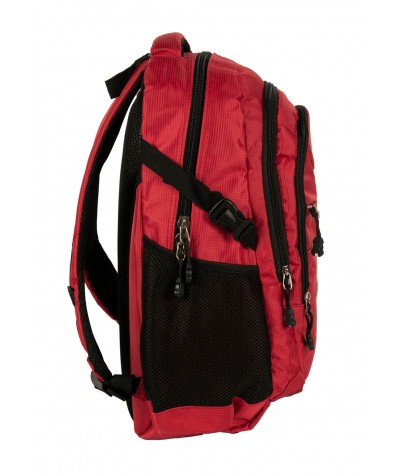 Plecak duży młodzieżowy Paso Active czerwony sportowy do szkoły średniej