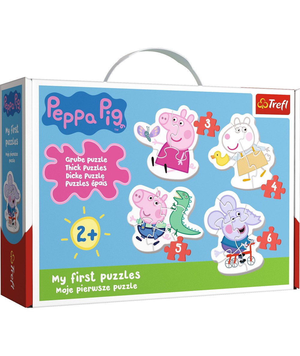 Puzzle BABY dla dzieci 2+ ŚWINKA PEPPA Trefl