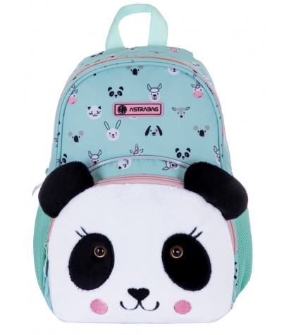Plecak przedszkolny TEDDY PANDA pluszowy ASTRA na wycieczkę