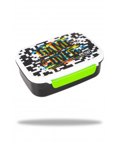 Śniadaniówka dla dziecka gra piksele CoolPack GAME OVER FOODYX BPA FREE