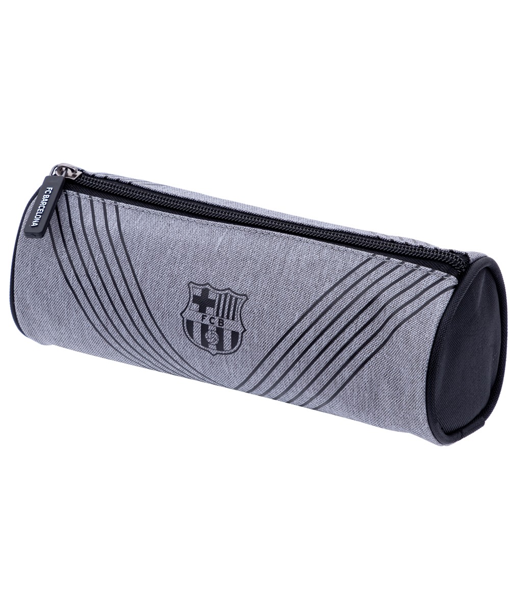 Piórnik tuba FC Barcelona młodzieżowa szara do szkoły Lewandowski