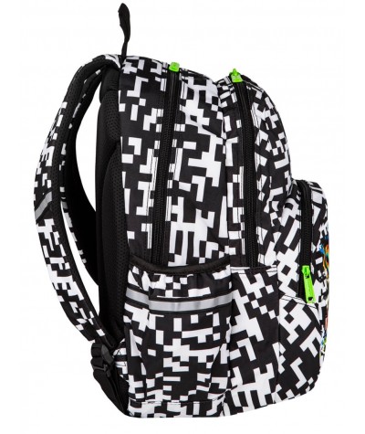 Chłopięcy plecak szkolny CoolPack piksele GAME OVER RIDER